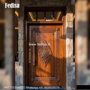 Luxury Classic Entrance Door Designs India Wooden Safety Door Designs For Homes No-285