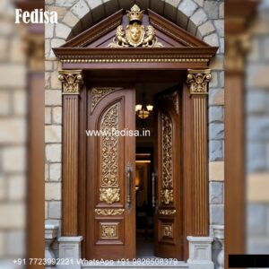 Panel Door Design Flat Entrance Design No-290