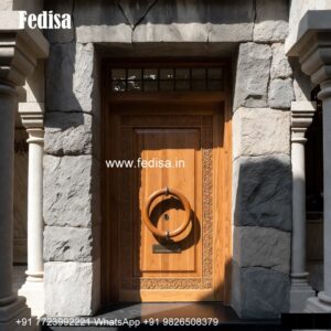 Double Door Classic Style Kitchen Door Half Glass Design No-291