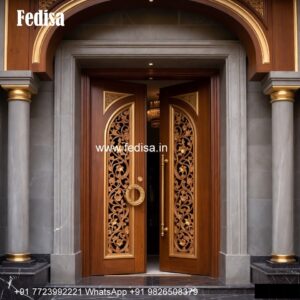 Carved Wooden Doors Palai Door Design No-390