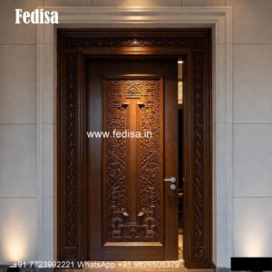 European Classic Door Front Glass Design No-393