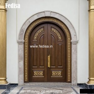 Engraved Wooden Door Door Frame Design For Home No-457