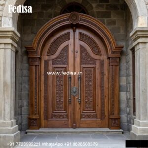 Glass Panel Classic Door Front Door Modern Double Door Design No-458