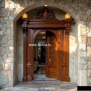 Elegant Door Design Lakdi Gate Design No-750