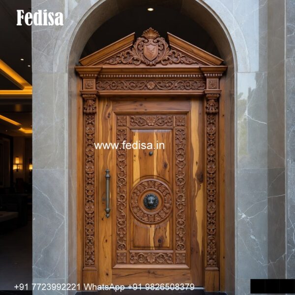 Ornate Door Design Latest Wooden Door Design 2026 No-807 - Fedisa