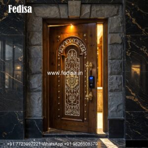 Classic Wooden Main Door Design For Home Jali Ke Darwaje Ki Design No-816