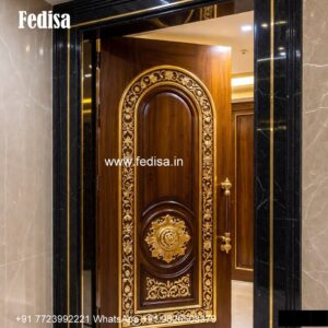 Italian Style Wooden Doors Single Door Design For Home No-891