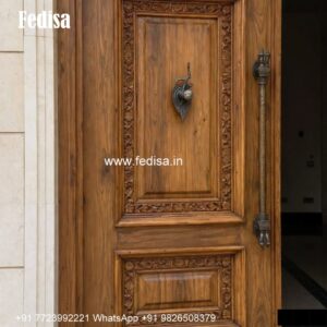 Home Entry Wooden Door Door Cover Design No-976