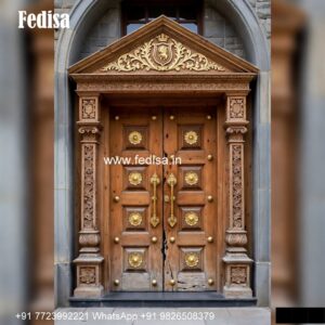 Front Entrance Classic Door Single Palla Door Design No-1016
