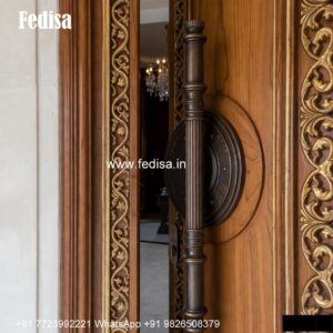 Classic Wooden Main Door Design For Home Glass Etching Designs For Pooja Doors No-1021