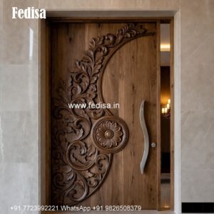 Traditional Carved Wooden Front Door Ideas Door Double Design No-1022