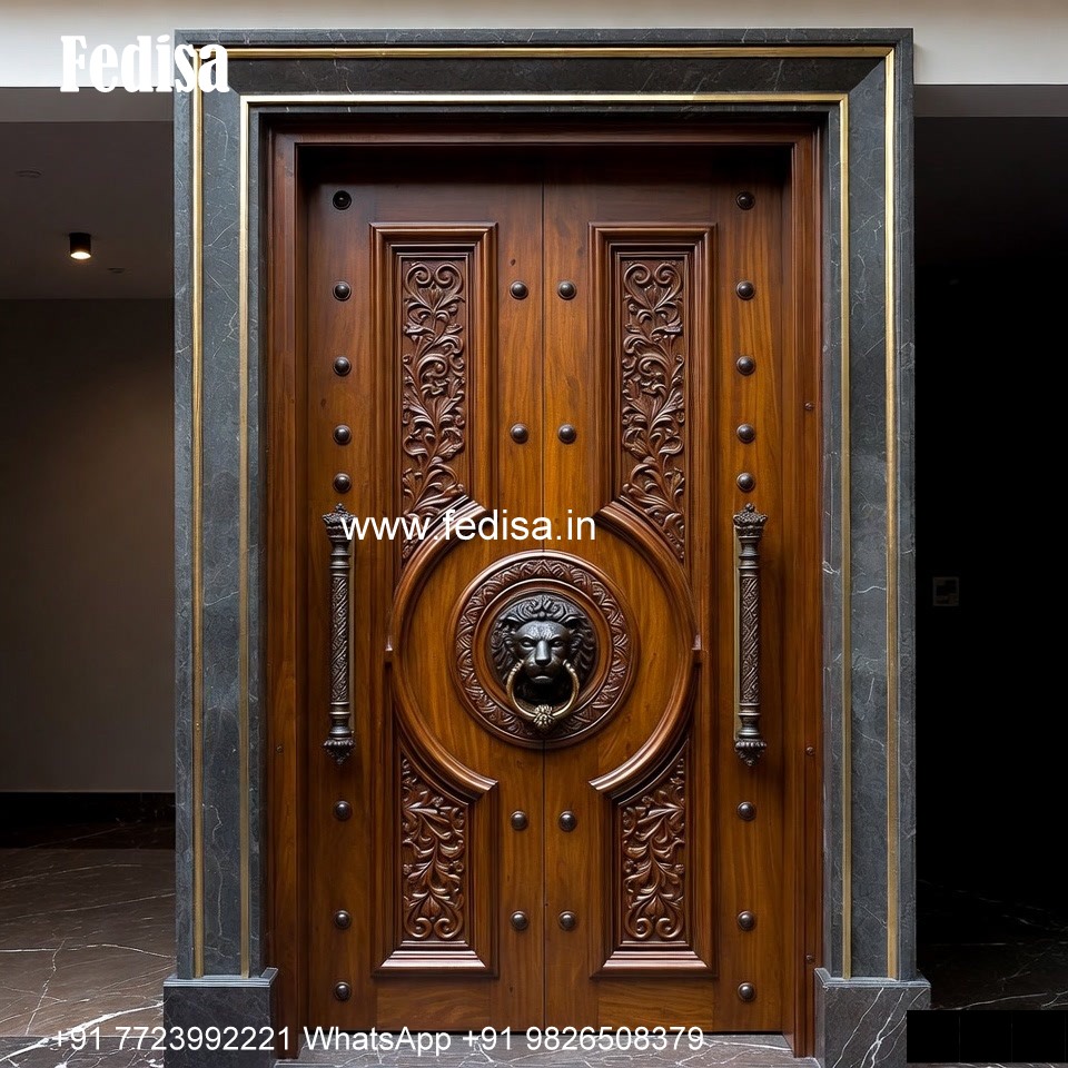 Luxury Classic Entrance Door Designs India Modern Round Door Design No-1023