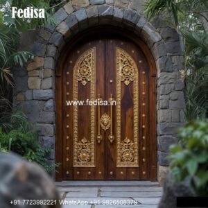 Decorative Wooden Doors Plain Main Door Design No-1027