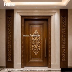 Glass Panel Classic Door Gate Mica Design No-1032