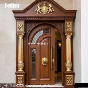 Colonial Style Door Wooden Door Chokhat Design No-1051
