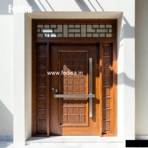 Home Entry Wooden Door Main Safety Door Design No-1058