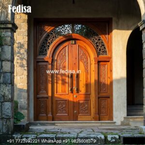 Classic Wooden Main Door Design For Home Aluminum Door Design For Bathroom No-1062