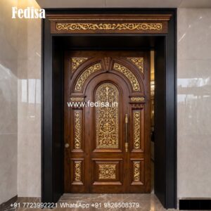 Wooden Carved Door Design Double Door Wood Carving Designs For Main Door No-1121