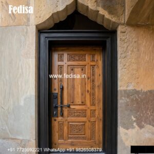 Traditional Carved Wooden Front Door Ideas Panel Door Design Wooden No-1227