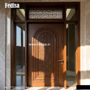 Handcrafted Wooden Door Modern Panel Door Design No. 1252