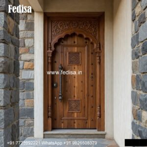 Classic Wooden Main Door Design For Home Front Door Double Door Design No-1267