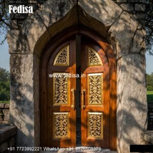 Carved Door Patterns Teak Front Door Design No-1272