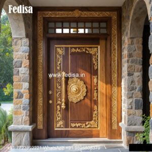 Double Door Classic Style Villa Door Design No-1275