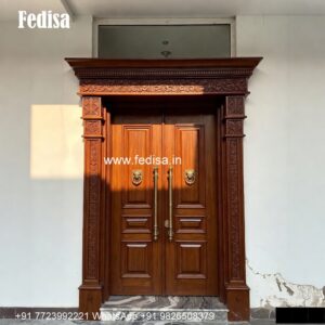 Colonial Style Door Room Glass Door Design No-1297
