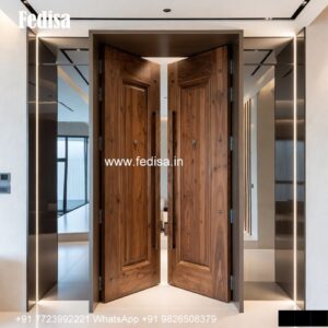 French Classic Doors Round Wooden Door Design No-1300
