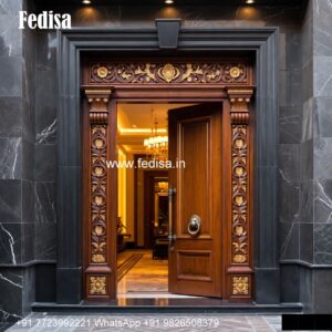 Italian Style Wooden Doors Safety Door Ka Design No-1301