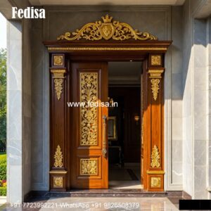 Heritage Door Design Latest Teak Wood Main Door Design No-1328