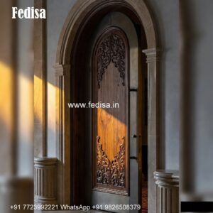 Solid Wood Classic Door Front Chokhat Design No-1330