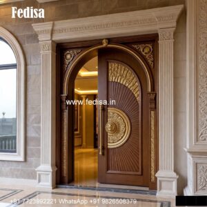 Rustic Classic Door Aluminum Door And Window Design No-1339