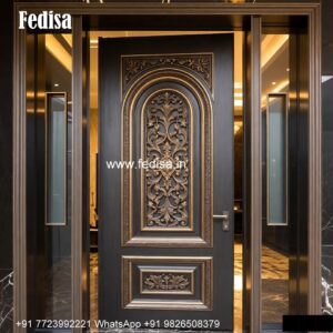 Double Door Classic Style Door Top Design No-1398