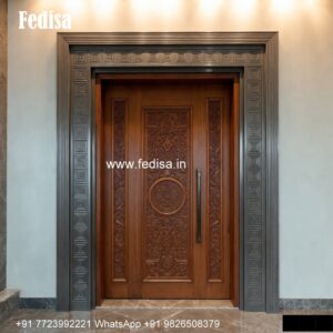 Glass Panel Classic Door Moti Bandarwal Design No-1401