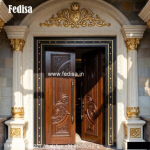 Handcrafted Wooden Door Main Door Knob Design No-1416