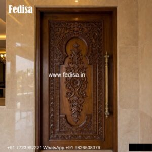 Hardwood Traditional Doors Wardrobe Front Door Design No-1417