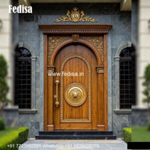 Traditional Carved Wooden Front Door Ideas House Entry Door Design No-1432