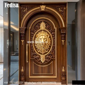 Front Entrance Classic Door Flat Front Door Design No-1467