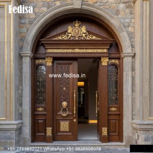 Villa Entrance Door Double Side Door Design No. 1469