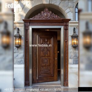 Bungalow Classic Door Design Iron Jali Gate Design No-1470