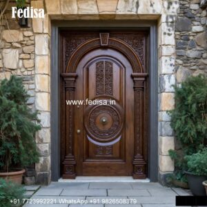 Traditional Carved Wooden Front Door Ideas Veranda Door Design No-1473