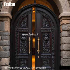 Double Door Classic Style Kitchen Room Door Design No-1480