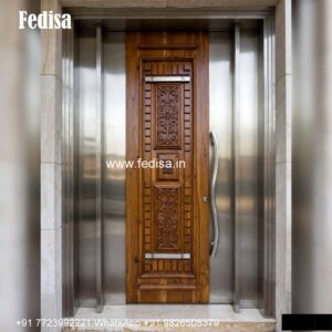 Elegant Door Design Temple Wooden Door Design No-1488