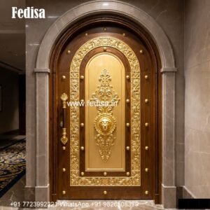 Solid Wood Classic Door Rc Door Design No-1740