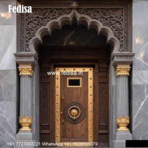 Bungalow Classic Door Design Sagwan Door New Design No-1757