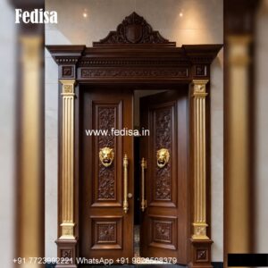 Palace Style Doors Safety Door Laminate Design No-1758