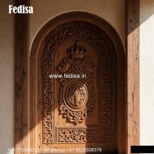 Traditional Carved Wooden Front Door Ideas House Vasakal Design No-1760
