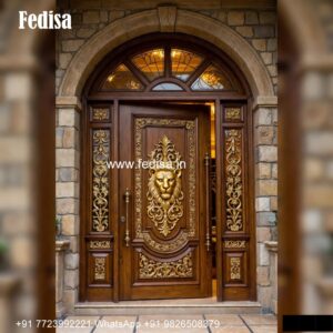 Vintage Wooden Door Designs For Houses Back Door Design For Home No-1762