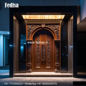 Vintage Wooden Door Main Door Grill Design 2026 Latest No-1773